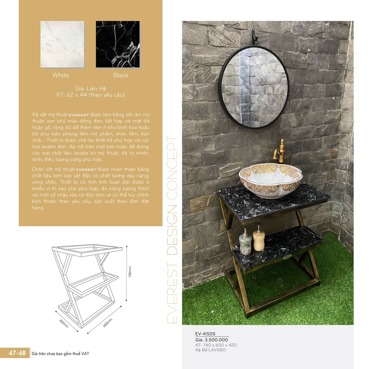 Thiết bị vệ sinh EVEREST Cổ Điển Catalogue và Bảng giá mới nhất /Page 